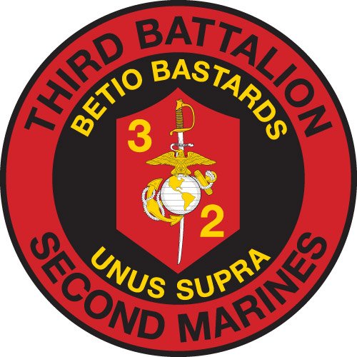 3rd Battalion 2nd Marine Regiment USMC Logo Vector