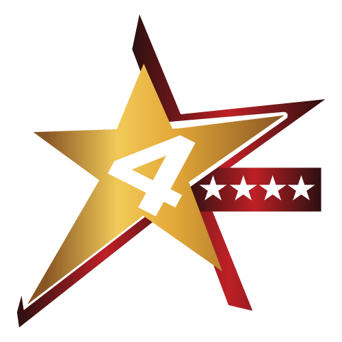 4 Star Logo Vector