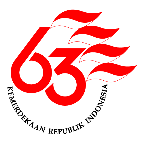 63Th Independence Day Of Republic Of Indonesia Logo Vector