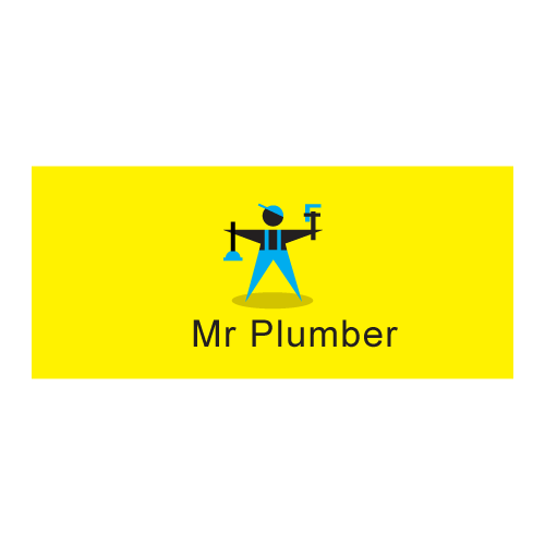 Abstract Plumbing Guy Logo Vector